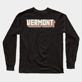 Vermont State Long Sleeve T-Shirt